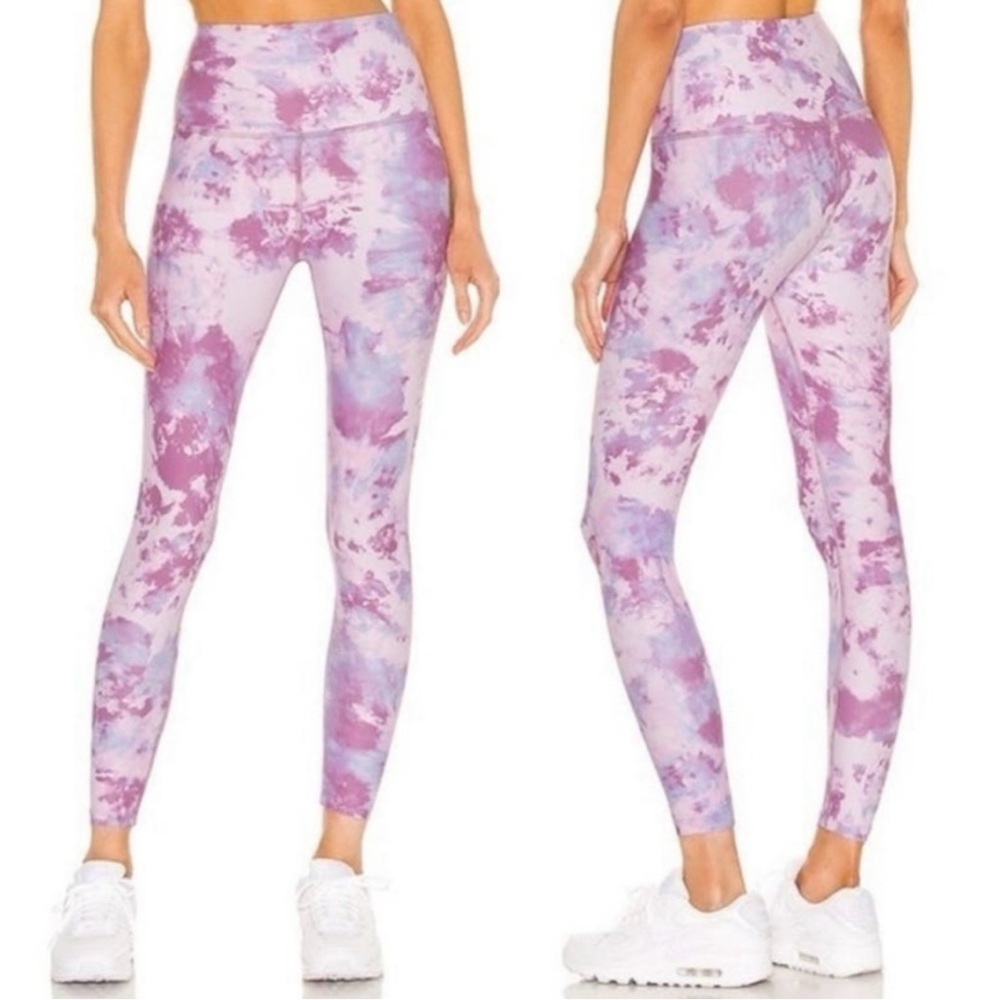 Beyond Yoga Olympus high waisted midi leggings in Orchid Haze (pink)